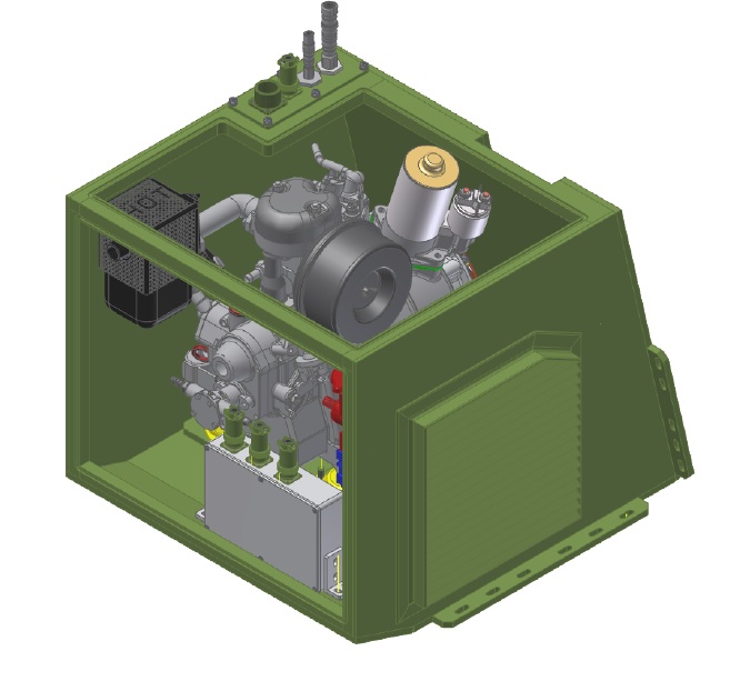 4 kW 28 Vdc Auxilary Power Unit (248.213960) Water cooled